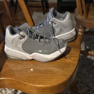 Gray High-Top Sneakers